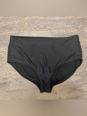 Albion black high waist bikini bottom